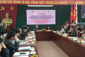 Ký kết triển khai thực hiện luật phòng chống thiên tai 2016-2020