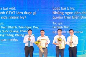 Bộ Giao thông vận tải tổ chức Lễ trao giải báo chí viết về ngành giao thông