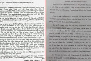 Nhà vệ sinh bẩn: Sau khi Pháp luật Plus phản ánh, Công an quận Hà Đông kiểm điểm cán bộ liên quan