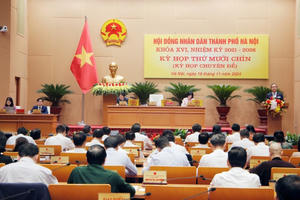 Sáng nay, khai mạc kỳ họp thứ 20 HĐND Thành phố Hà Nội khóa XVI