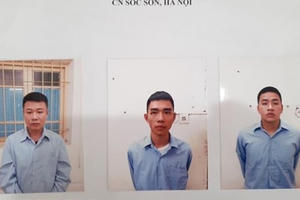 Truy tố 3 đối tượng dùng súng cướp Ngân hàng Techcombank Chi nhánh Sóc Sơn