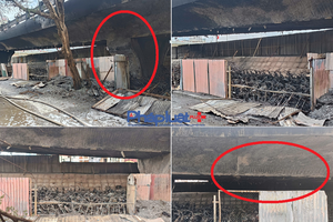 Đường dẫn của cầu vượt Vĩnh Tuy bị ảnh hưởng như thế nào sau vụ cháy