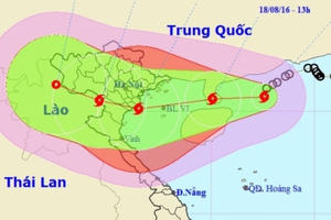 Bão số 3 đang giật cấp 11 trên Biển Đông