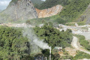 Điện Biên: Mỏ đá không lắp trạm cân, xe vào chở vật liệu băm nát Quốc lộ 279