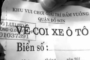 Không bán vé nhưng thu phí giữ xe cắt cổ tại lễ hội trọi trâu ở Đồ Sơn