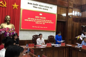 Hậu Giang tổ chức hội nghị hiệp thương lần thứ ba