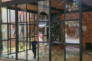 Nghệ An: Tiệm cafe Ngói đỏ bất ngờ tan hoang sau một đêm