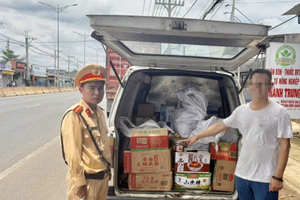 Đồng Nai: CSGT kịp thời phát hiện, xử lý 2 vụ vận chuyển hàng nhập lậu