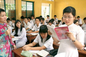 Dự thảo môn văn THPT: Xoay quanh cảm hứng yêu nước và nhân đạo