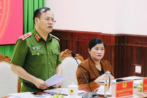 Thứ trưởng Bộ Công an Nguyễn Văn Long làm việc với tỉnh Bình Phước