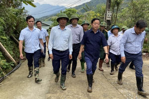 Phó Thủ tướng Trần Hồng Hà lên Lào Cai trực tiếp chỉ đạo khắc phục hậu quả lũ ống