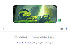 Hang Sơn Đoòng xuất hiện trên Google tìm kiếm