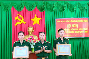 Tây Ninh: Đồn Biên phòng Sông Trăng phát huy sức mạnh đoàn kết, hoàn thành tốt nhiệm vụ Biên phòng năm 2025