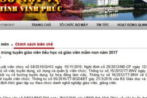 Điểm thi phúc khảo tăng đột biến tại Vĩnh Phúc: Đợt thi tuyển “lạ”, thí sinh trượt như “ngả rạ’?