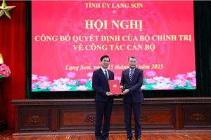 Ông Hoàng Quốc Khánh được điều động giữ chức Bí thư Tỉnh uỷ Lạng Sơn