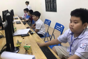 Hội thi Tin học trẻ Hà Nội nâng cao tính ứng dụng, sáng tạo