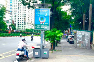 Thùng rác công nghệ giúp nâng cao ý thức người dân trong hoạt động xả và phân loại rác