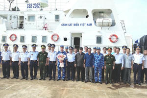 BTL Vùng Cảnh sát biển 4 kết thúc tốt đẹp chuyến khảo sát thực tế vùng biển Tây Nam