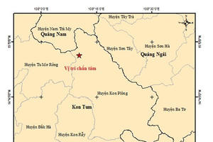 Kon Tum xảy ra hàng loạt trận động đất, gây rung lắc diện rộng