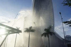 Diễn tập chữa cháy, cứu nạn tại tòa nhà Trung tâm hành chính Đà Nẵng