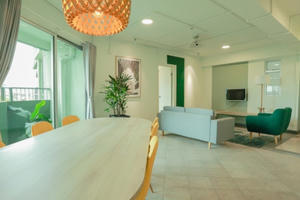 Căn hộ mẫu ở Thuận Kiều Plaza được trưng dụng làm nơi nghỉ cho bác sĩ, nhân viên y tế