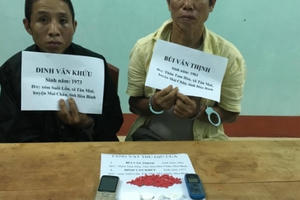 Thanh Hoá: Bắt quả tang hai đối tượng vận chuyển ma túy tại Quan Hóa