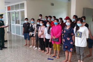 Liên tiếp tạm giữ hàng chục đối tượng nhập cảnh trái phép, buộc đi cách lý theo quy định