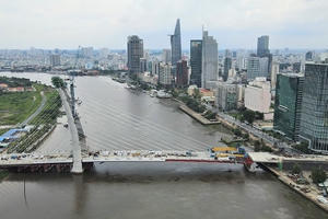 Cầu Thủ Thiêm 2 dự kiến sẽ được hoàn thành vào dịp 30/4/2022