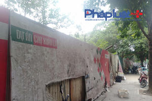 Dự án chợ dân sinh Xuân La của Công ty Sông Hồng gần 10 năm vẫn "đắp chiếu"