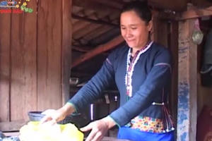 Độc đáo tục làm bánh Beng ngày Tết của người Vân Kiều