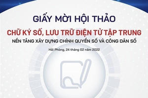 Hải Phòng: Chuẩn bị tổ chức Hội thảo khoa học về “Chữ ký số và Lưu trữ điện tử”