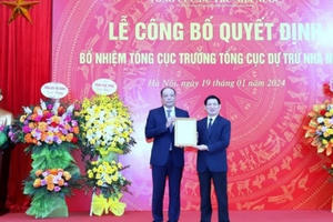 Ông Vũ Xuân Bách giữ chức Tổng cục trưởng Tổng cục Dự trữ Nhà nước