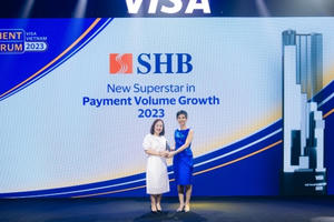 VISA vinh danh SHB là “Ngôi sao tăng trưởng thẻ năm 2023”
