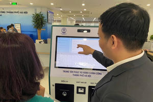 Hà Nội triển khai loạt tiện ích miễn phí tại trung tâm hành chính công