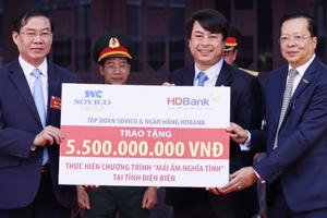 Sovico và HDBank trao tặng kinh phí xây dựng 100 căn nhà tình nghĩa cho tỉnh Điện Biên