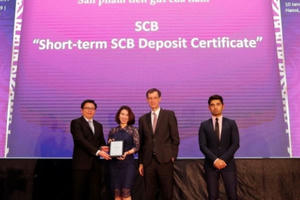 Chứng chỉ tiền gửi của Ngân hàng SCB liên tiếp nhận các giải thưởng uy tín