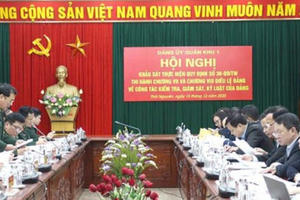 Nâng cao chất lượng kiểm tra, giám sát, kỷ luật của Đảng