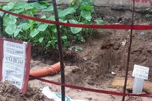 Thanh Hóa: Thông tin có bom giữa khu phố chỉ là quả đạn pháo