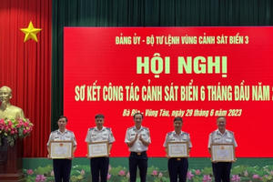 Bộ Tư lệnh Vùng Cảnh sát biển 3 hoàn thành tốt nhiệm vụ công tác 6 tháng đầu năm