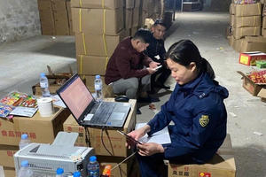 Bắt giữ 13 tấn thực phẩm đồ ăn trẻ em không rõ nguồn gốc