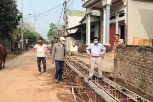 Vĩnh Phúc: Tập trung hoàn thành Dự án cải tạo, nâng cấp đê Bối Yên Lạc