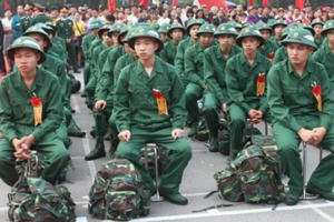 Hôm nay (10/2), tân binh 12 tỉnh, thành lên đường nhập ngũ