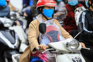 Gió mùa Đông Bắc gây mưa, rét ở miền Bắc