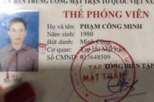 Tạp chí Mặt trận phát hiện nhiều giấy giới thiệu, thẻ phóng viên cấp sai quy định