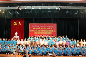 Hơn 200 cán bộ, giảng viên, sinh viên Hải Phòng chi viện TP Hồ Chí Minh chống dịch