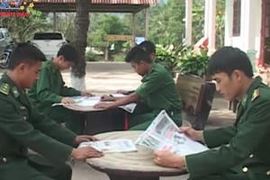 Tết của người lính giữ bình yên tuyến biên giới Tết của người lính giữ bình yên tuyến biên giới