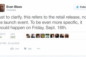 Giới công nghệ khá bất ngờ về ngày bán ra của chiếc iPhone 7