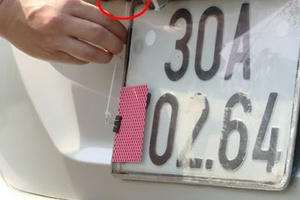 Che biển số ô tô, đề xuất tăng mức phạt gấp 6 lần