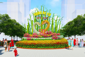 Đường hoa Nguyễn Huệ Tết Ất Tỵ 2025: “Vũ điệu thống nhất” mừng đất nước