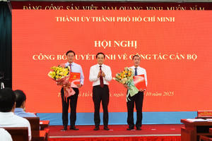 TP.Hồ Chí Minh công bố Quyết định về công tác nhân sự